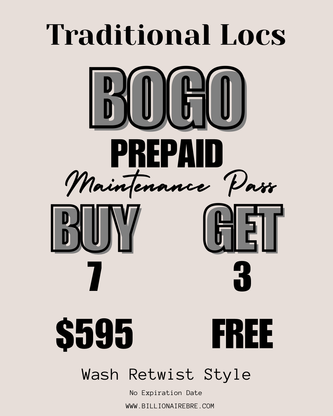 Wash Retwist Style B7G3